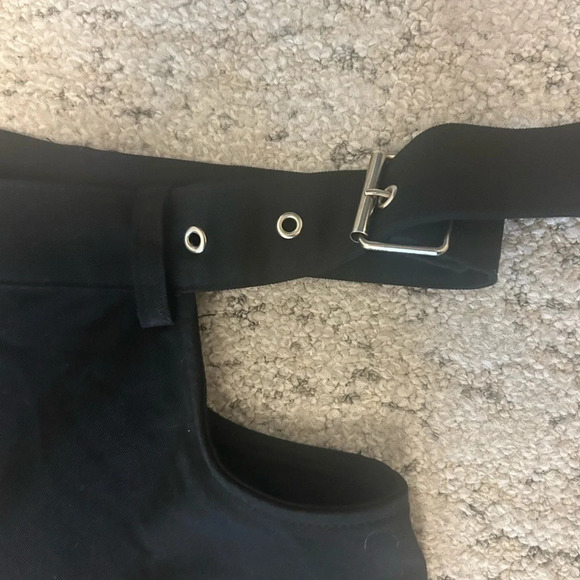 Motel wide leg  hip cut out pants size S excellent condition - Picture 7 of 7